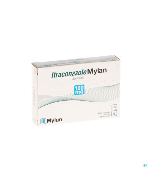 Itraconazole mylan 100 mg caps  4 x 100 mg