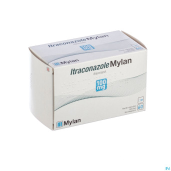 Itraconazole viatris 100mg caps 60