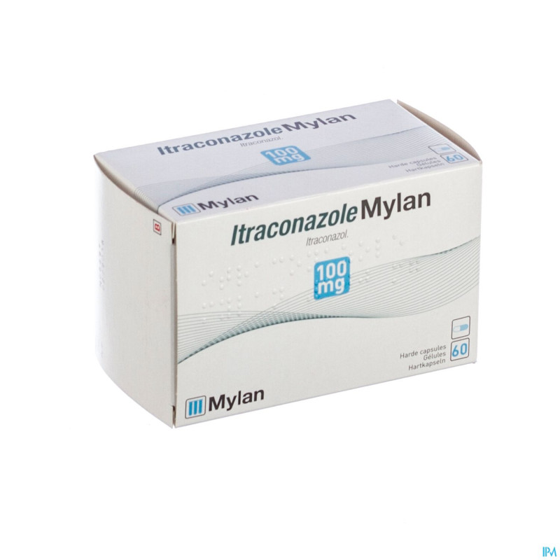 Itraconazole viatris 100mg caps 60