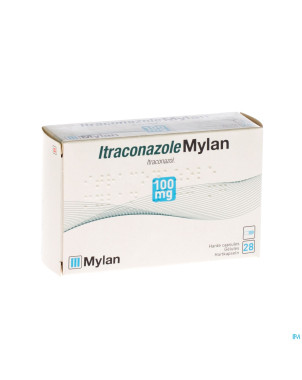 Itraconazole mylan 100 mg caps 28 x 100 mg