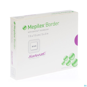 Mepilex border sil adh ster nf  7,5x 7,5  5 295200