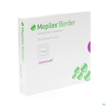 Mepilex border sil adh ster nf 10,0x10,0  5 295300