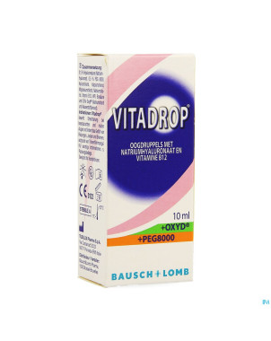 Vitadrop sol ophtalmique revitalisante 0,15% 10ml