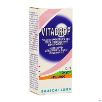 Vitadrop sol ophtalmique revitalisante 0,15% 10ml