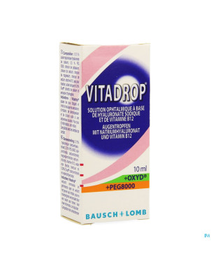 Vitadrop sol ophtalmique revitalisante 0,15% 10ml
