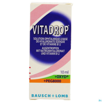 Vitadrop sol ophtalmique revitalisante 0,15% 10ml