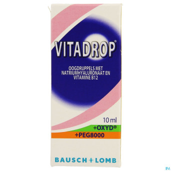 Vitadrop sol ophtalmique revitalisante 0,15% 10ml