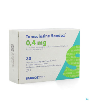 Tamsulosine sandoz 0,4mg lib.modif. caps  30x0,4mg