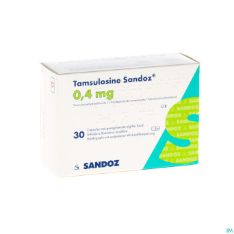 Tamsulosine sandoz 0,4mg lib.modif. caps  30x0,4mg