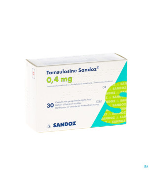Tamsulosine sandoz 0,4mg lib.modif. caps  30x0,4mg