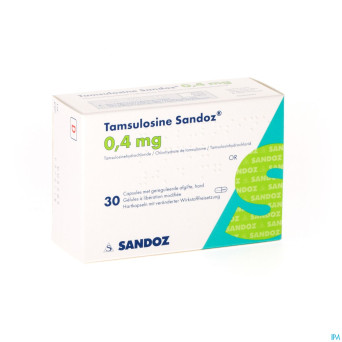Tamsulosine sandoz 0,4mg lib.modif. caps  30x0,4mg
