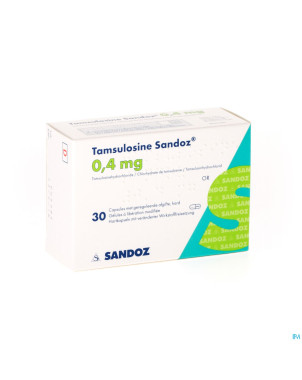 Tamsulosine sandoz 0,4mg lib.modif. caps  30x0,4mg