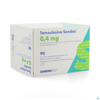 Tamsulosine sandoz 0,4mg lib.modif. caps  90x0,4mg