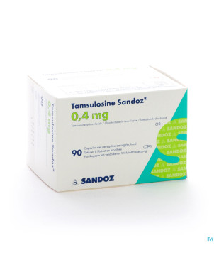 Tamsulosine sandoz 0,4mg lib.modif. caps  90x0,4mg