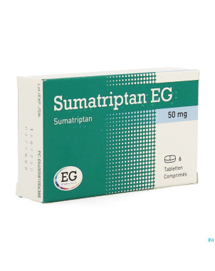 Sumatriptan eg 50mg comp 6