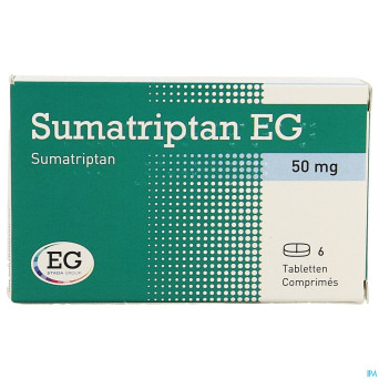 Sumatriptan eg 50mg comp 6