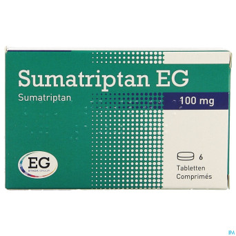 Sumatriptan eg 100mg comp 6