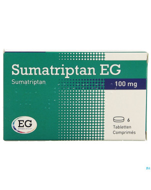 Sumatriptan eg 100mg comp 6