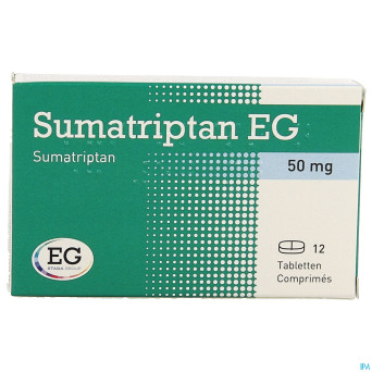 Sumatriptan eg 50mg comp 12