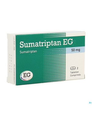 Sumatriptan eg 50mg comp 2
