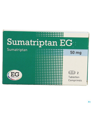 Sumatriptan eg 50mg comp 2