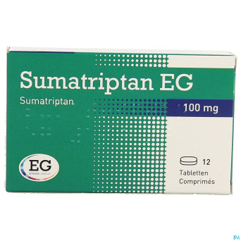 Sumatriptan eg 100mg comp 12