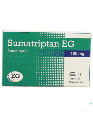 Sumatriptan eg 100mg comp 12