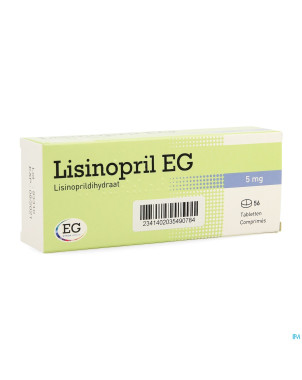 Lisinopril eg comp 56x5mg