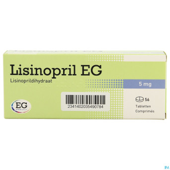 Lisinopril eg comp 56x5mg