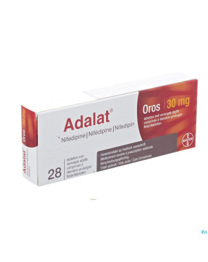Adalat oros pi pharma comp 28 x 30 mg pip