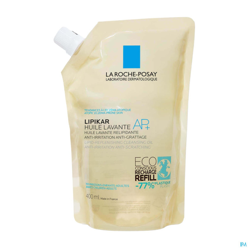 Lrp lipikar huile lavante ap+ refill pouch 400ml