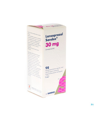 Lansoprazol sandoz 30 mg caps 98 x 30 mg