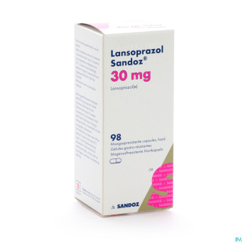 Lansoprazol sandoz 30 mg caps 98 x 30 mg