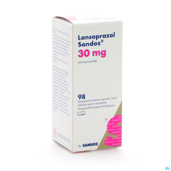 Lansoprazol sandoz 30 mg caps 98 x 30 mg