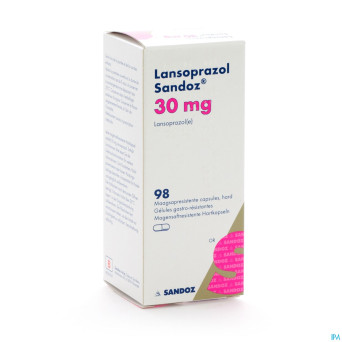 Lansoprazol sandoz 30 mg caps 98 x 30 mg
