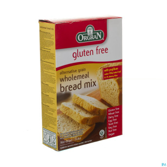 Orgran mix pain complet    450g 4502 revogan