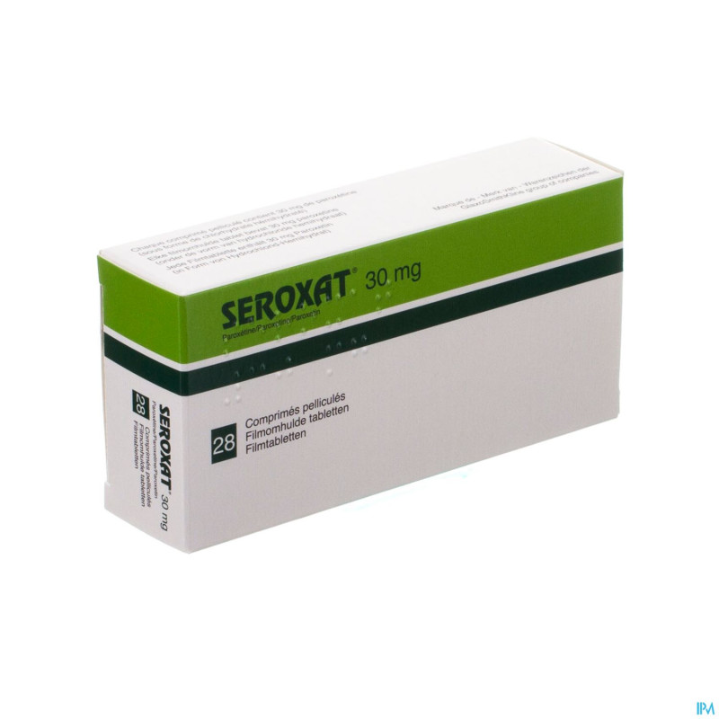 Seroxat pi pharma comp 28 x 30 mg pip