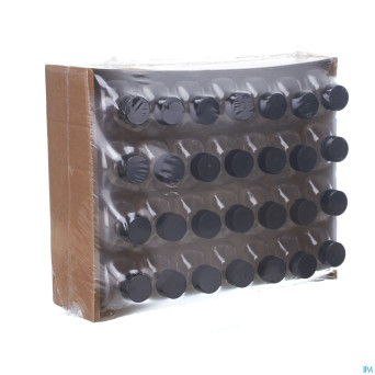 Flacon plat blanc pp28 + caps    200ml aca