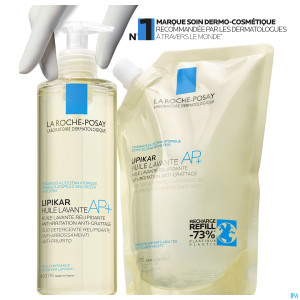 Lrp lipikar huile lavante ap+ refill pouch 400ml