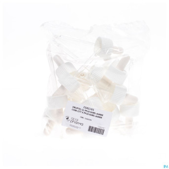 Compte-gouttes rond brub comp 76mm    60ml 20 aca