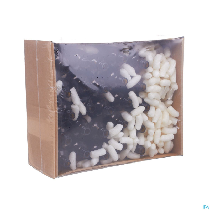 Flacon brun rond + spray gorge    100ml 25 aca