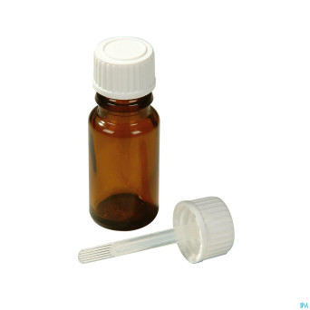 Flacon brun rond cors complet    10ml 20 aca