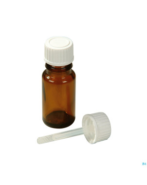 Flacon brun rond cors complet    10ml 20 aca