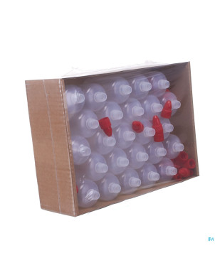 Flacon ldpe souple + tp    100ml 25 aca