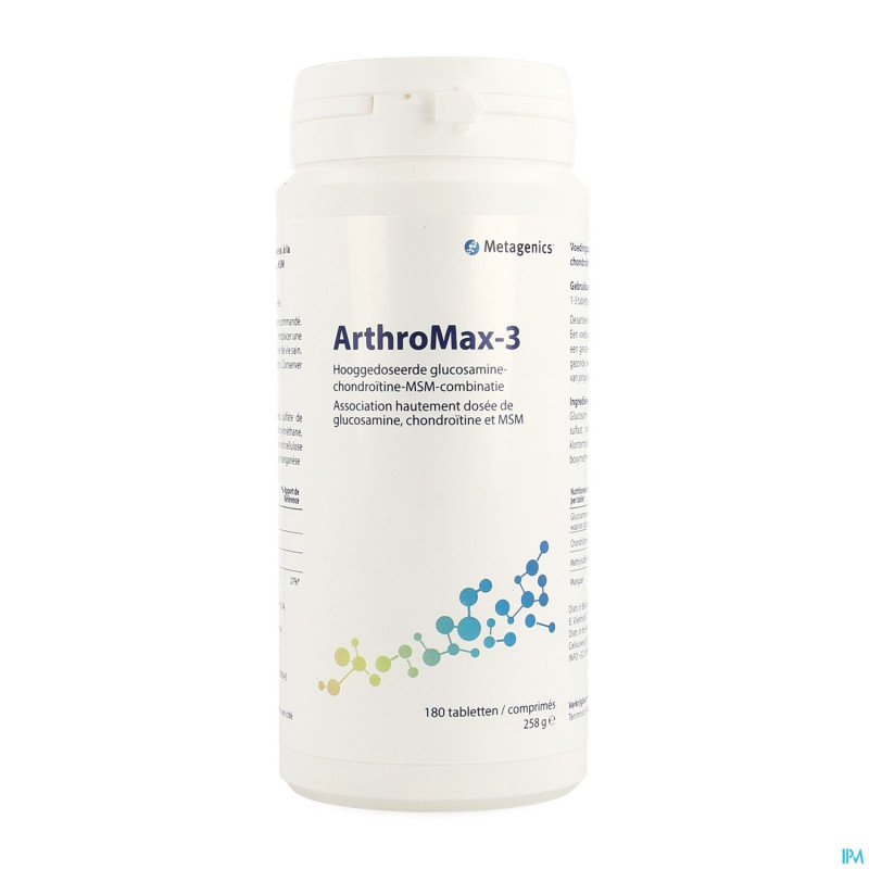 Arthromax 3 pot    tabl 180 4345  metagenics