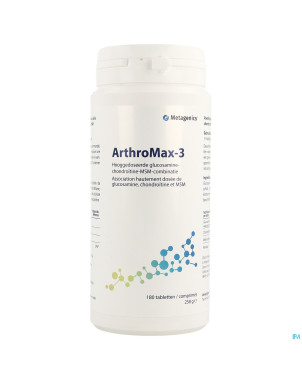 Arthromax 3 pot    tabl 180 4345  metagenics