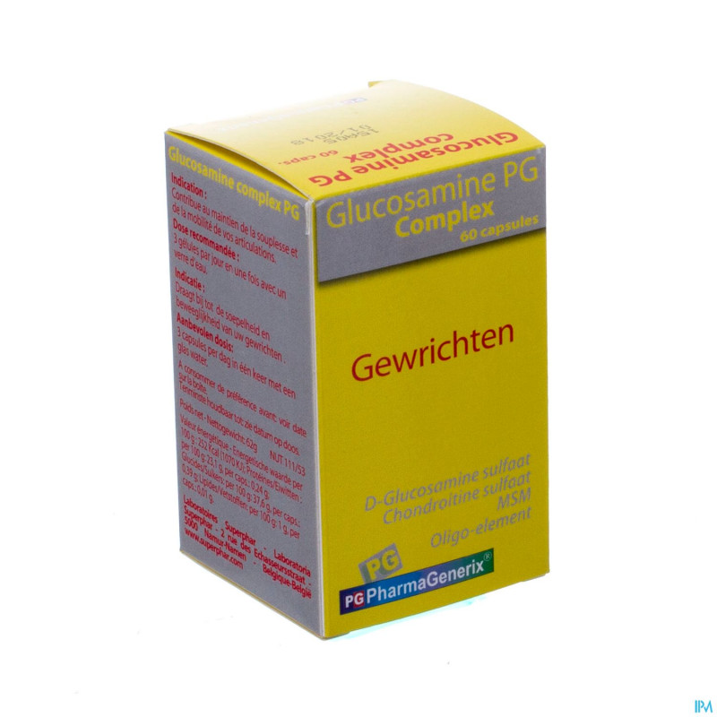 Glucosamine complex pg pharmagenerix caps  60