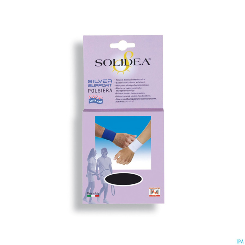 Solidea silver support bandage poignet nero    l