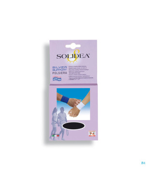 Solidea silver support bandage poignet blu oc.  ml