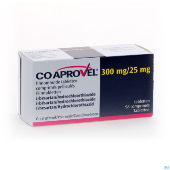 Coaprovel comp 98 x 300mg/25,0mg